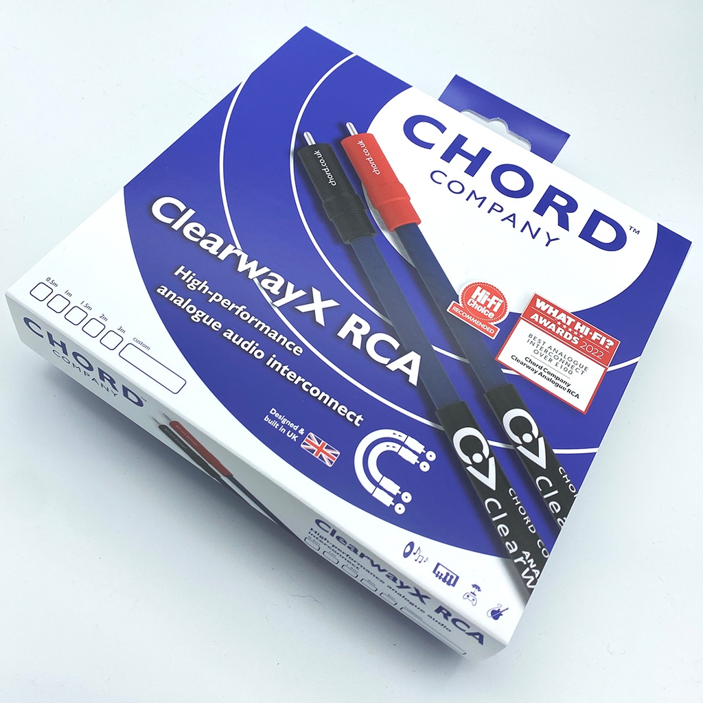 Chord ClearwayX 3.5mm minijack to 2RCA 4