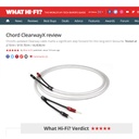 Chord ClearwayX Speaker Cable ban-ban Pair 4