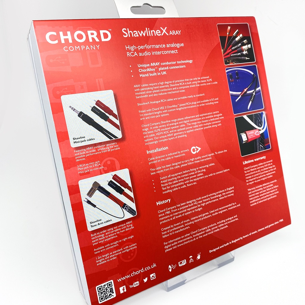 Chord ShawlineX 2RCA to 2RCA 3