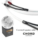 Chord C-screenX Speaker Cable ban-ban Pair 1