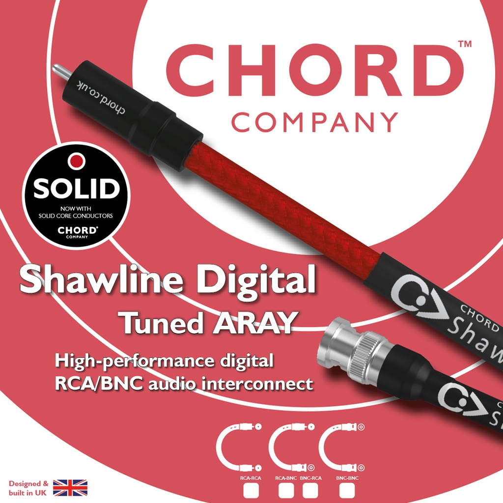 Chord Shawline Digital Tuned ARAY 2BNC to Minijack (M Scaler) 2