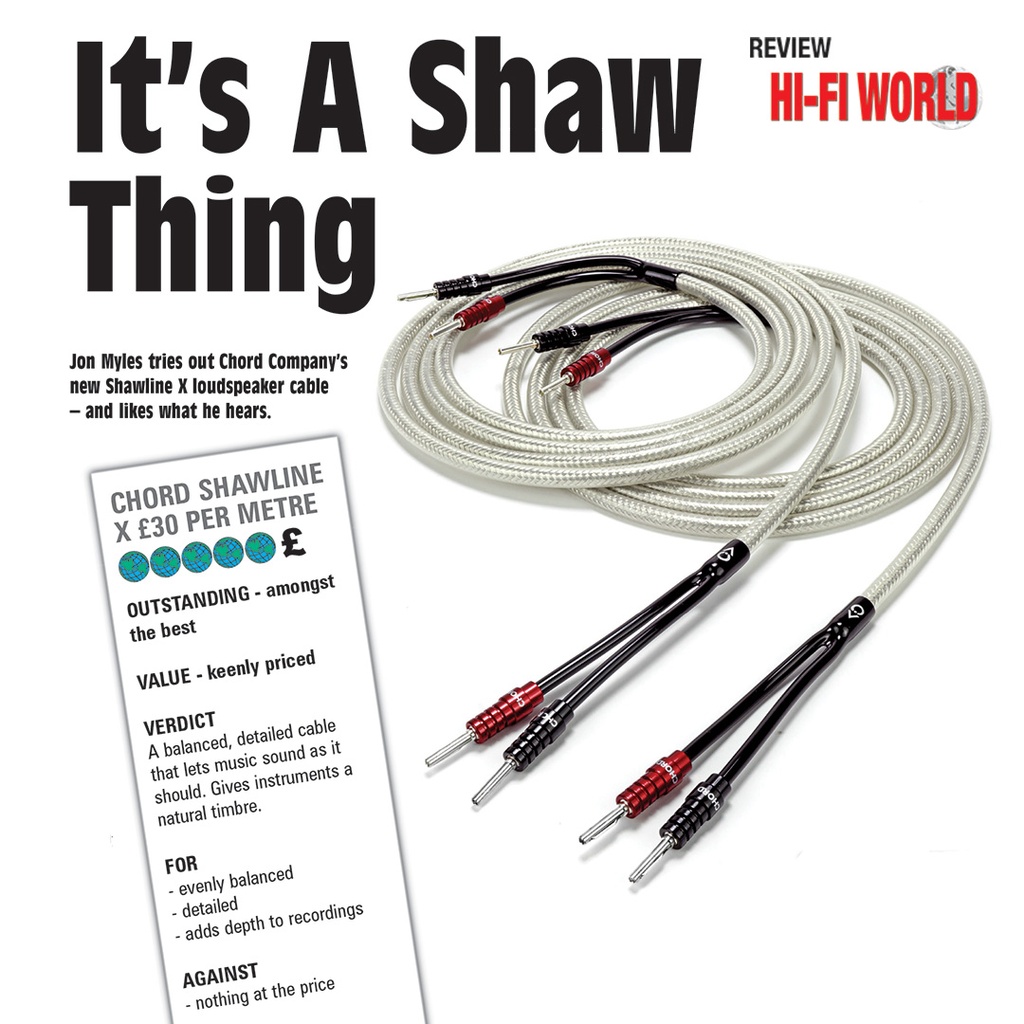 Chord ShawlineX Speaker Cable (Meterware) 2