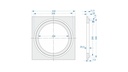 Revox Trimless Mounting Kit - I82 Speaker