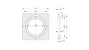 Revox Trimless Mounting Kit - I52 Speaker