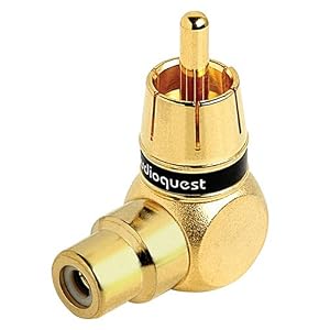 [M21F-90S] AudioQuest RCA-Winkeladapter 90° (M21F-90S)