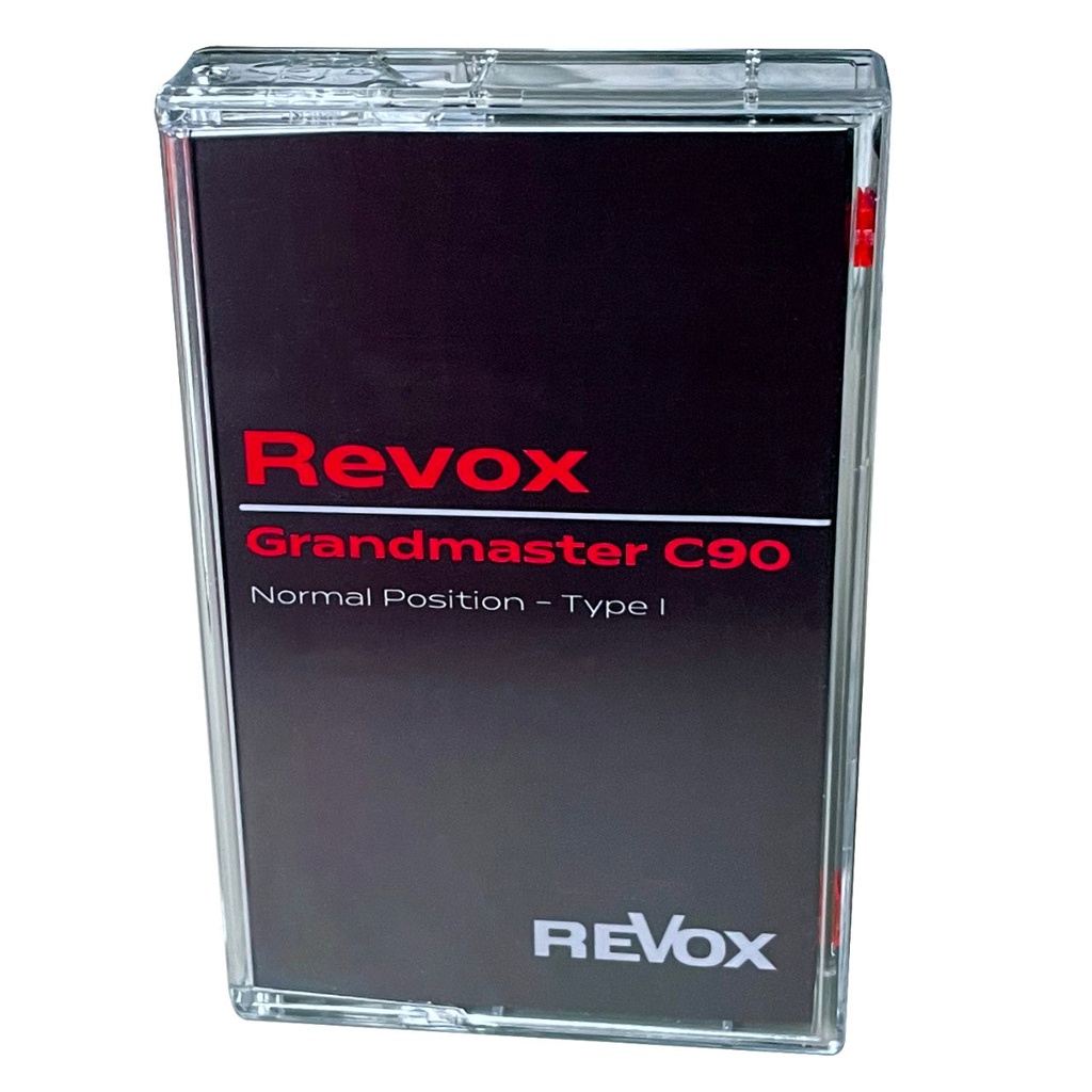 [000303106] Revox Grandmaster C90 Empty Cassette Multipack (5 Kassetten)