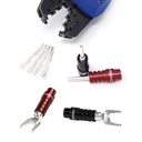 ChordOhmic ChorAlloy Banana Plug SHORT CRIMP & Black ABS Cap