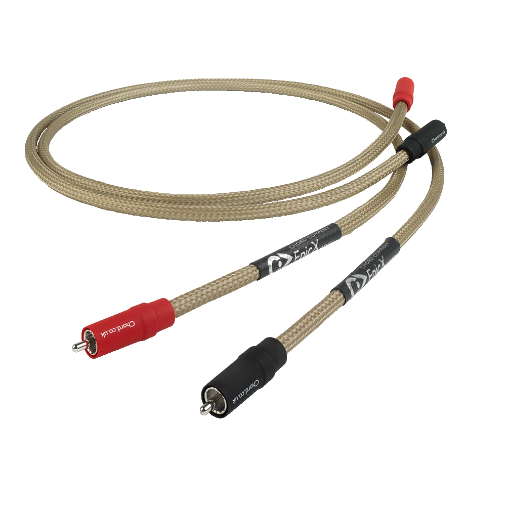 Chord EpicX 2RCA to 2RCA Turntable (with fly lead)