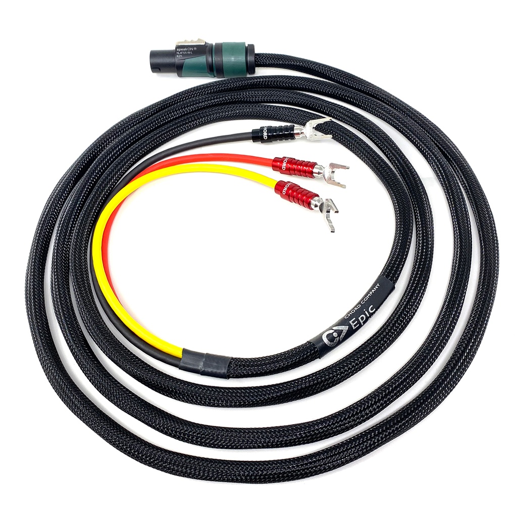 Chord Epic High-Level Subwoofer Cable Speakon - Spades