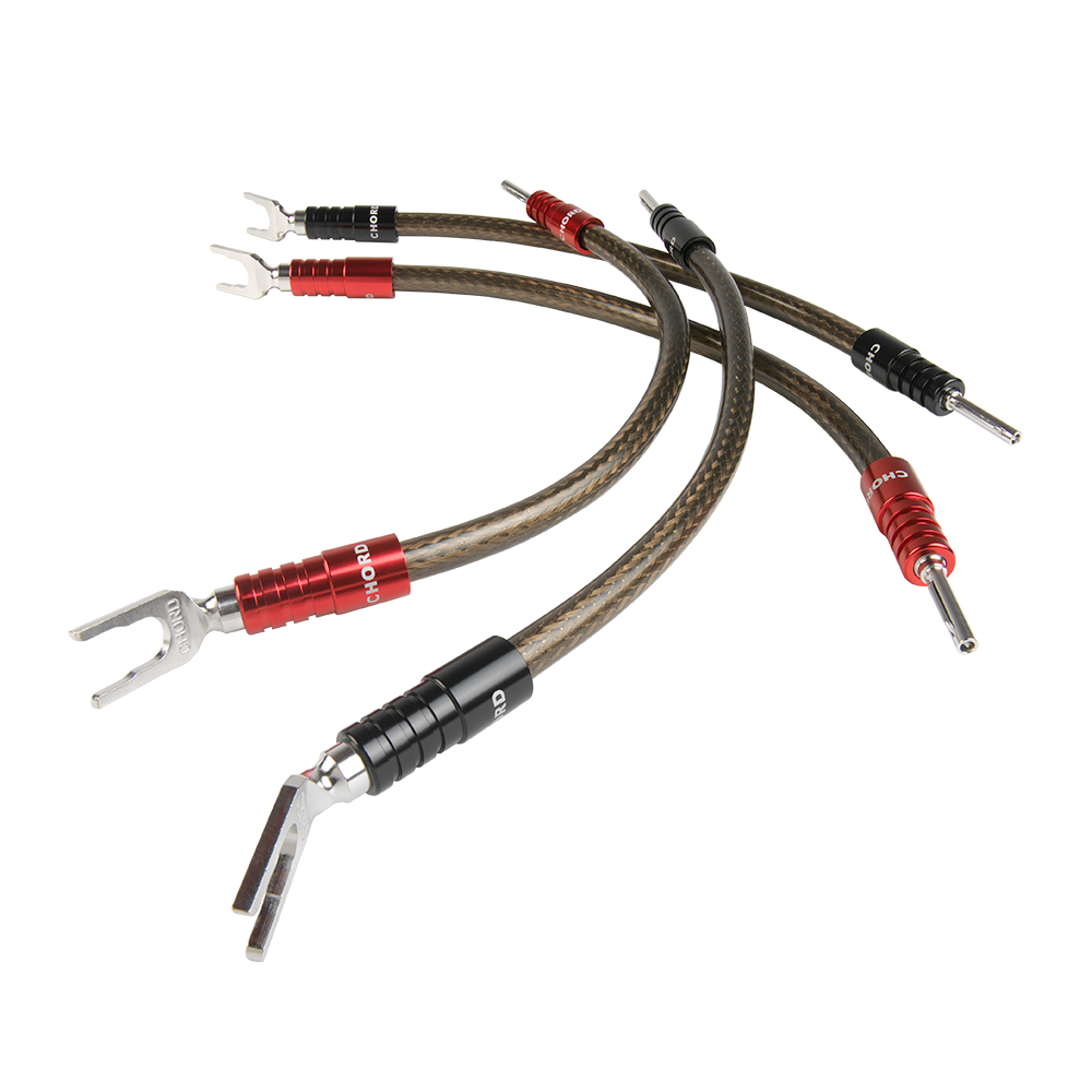 Chord Epic Links ChordOhmic Spade to Banana x 4 - 28cm Tip to Tip