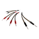 Chord Epic Tri-Wire Links ChordOhmic Spade to Spade x 4 - 28cm